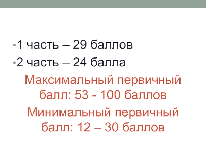 29 баллов. Максимальный балл 2 часть история. История 1 часть баллы. Текстовая часть максимальный балл.