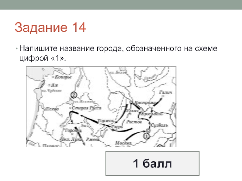 Напишите название города обозначенного на схеме цифрой 1 столица молдавской сср