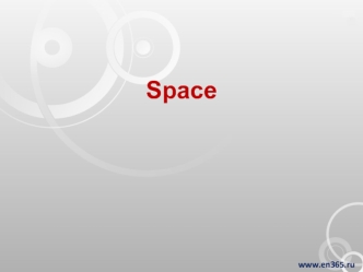 Man and space