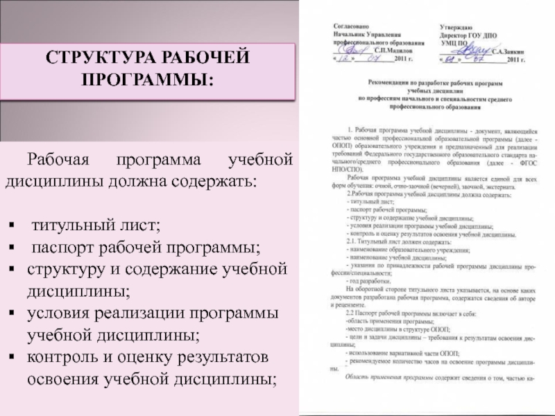 Рабочая программа учебной дисциплины. Структура рабочей программы дисциплины. Структура рабочей программы учебной дисциплины. Паспорт образовательной программы структура.