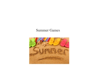 Summer Games