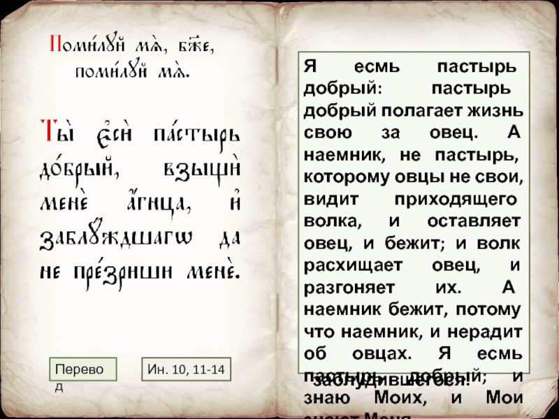 Буква пастыря. Я есмь Пастырь добрый. Пастырь добрый книга. Я есмь Пастырь добрый Пастырь добрый полагает жизнь свою за овец. Пастырь добрый на церковно-Славянском.