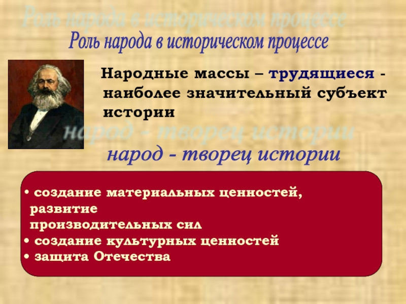 Роль народа в политике. Роль личности в историческом процессе. Народные массы в истории. Искусство стрижки народных масс. Исторический процесс.