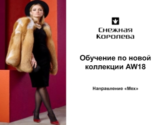 Обучение по новой коллекции AW18. Шубы в сезоне AW 17-18 Снежная королева