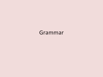 Grammar