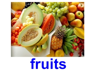 Food. Fruits