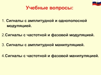 Сигналы с амплитудной и однополосной модуляцией