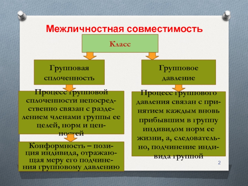 Групповая сплоченность и конформное поведение план