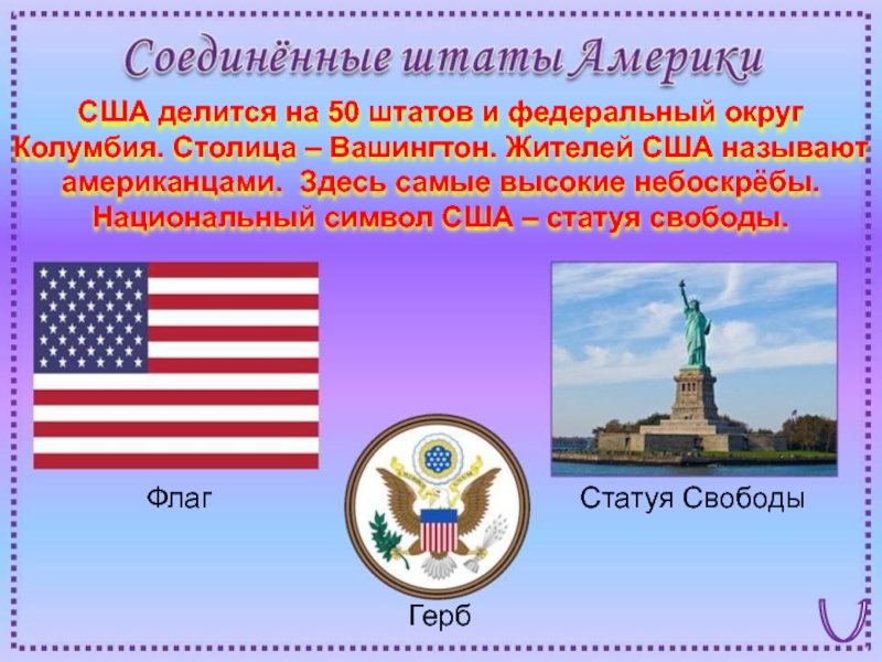 Описание сша. США презентация. Америка для презентации. Символы США презентация. США столица, государственный символ.