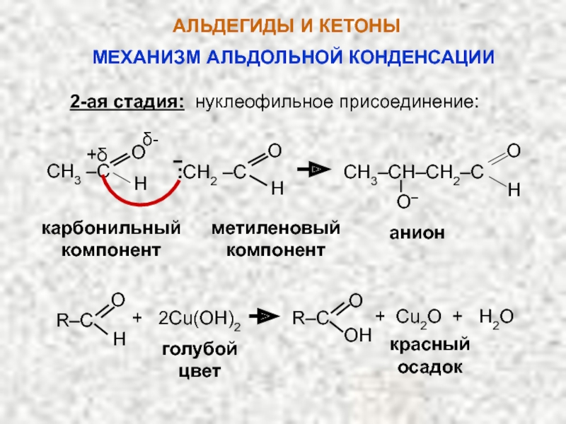 Альдегид образуется по схеме