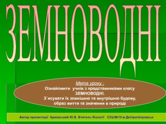 Зовнішня та внутрішня будова лягушки