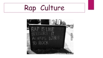 Rap culture
