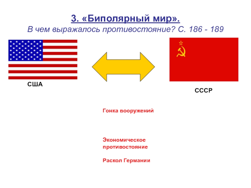 Биполярный мир страны