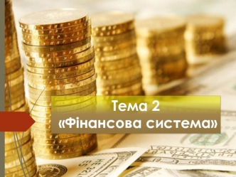 Сутність фінансової системи та її структура