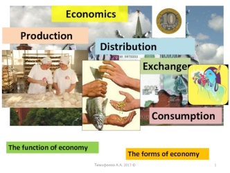The basic concepts of the world economy