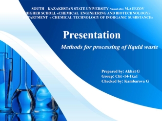 Methods for processing of liquid waste