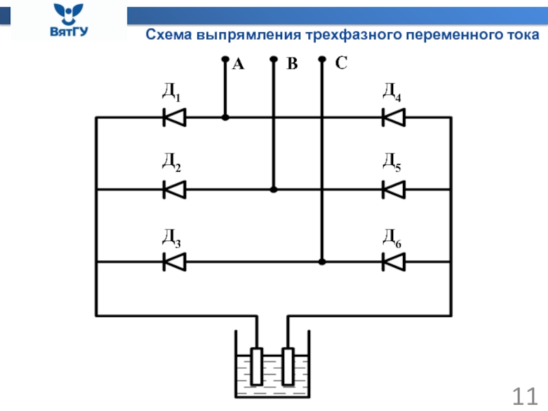 Схема из постоянного тока в переменный