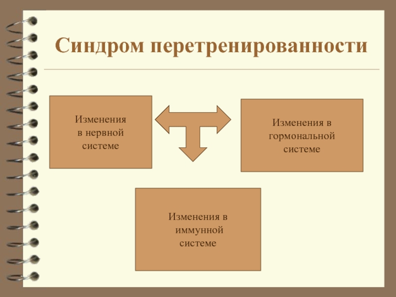 Система и изменения. Синдром перетренированности.