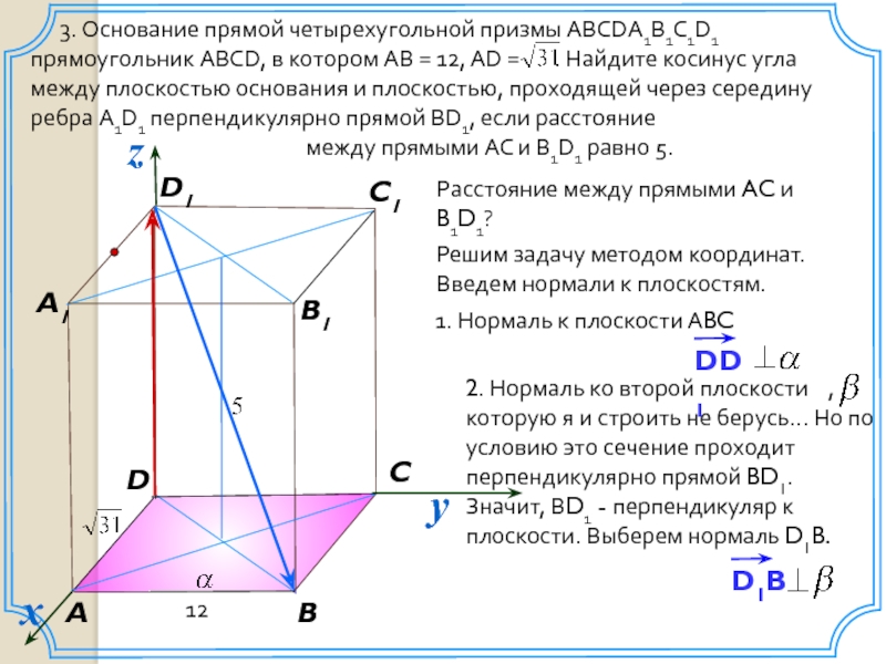 Свойства прямоугольной призмы