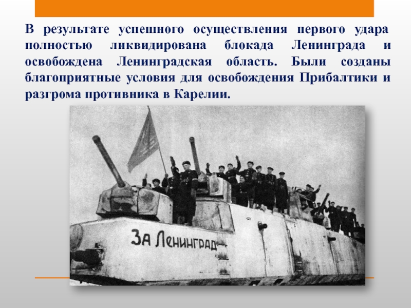 Освобождение прибалтики 1944 презентация