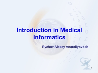 Introduction in Medical informatics