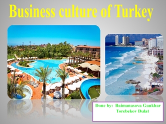 Business culture of Turkey