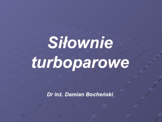 Siłownie turboparowe