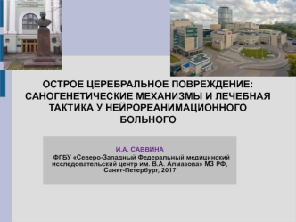 Острое церебральное повреждение: саногенетические механизмы и лечебная тактика у нейрореанимационного больного