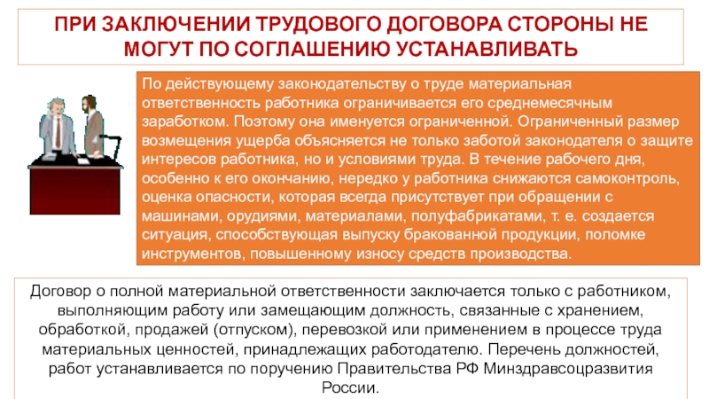 Работники назначаемые работодателем. Порядок взаимоотношений работников и трудоустройства. Порядок взаимоотношений работников и работодателей презентация. Должности с полной материальной ОТВЕТСТВЕННОСТЬЮ. Порядок взаимоотношений работников и работодателей кратко.