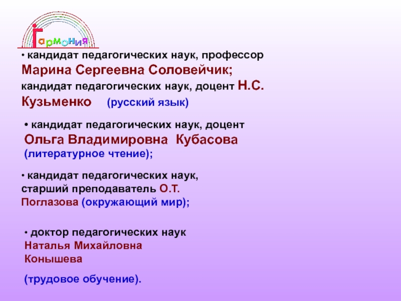 Кандидат педагогических наук. Соловейчик Марина Сергеевна. Соловейчик Марина Сергеевна биография. Что выше профессор или кандидат наук.