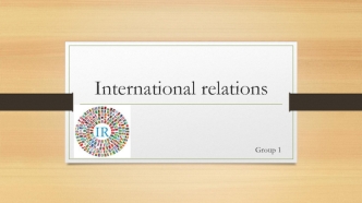 International relations presentation