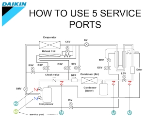 How to use 5 service ports
