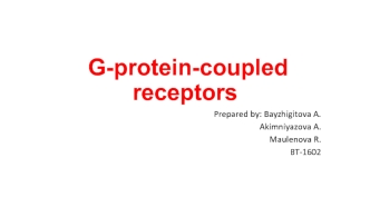 G-protein-coupled receptors