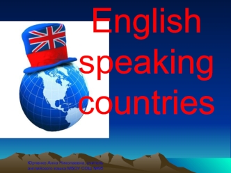 English speaking countries