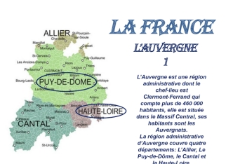 La France L’Auvergne