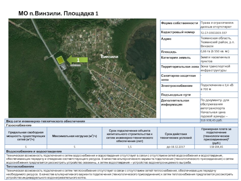 Карта поселка винзили с названием улиц