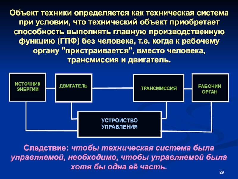 Технический объект презентация