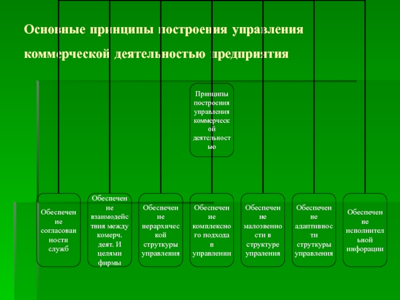 Построение управления. Принципы построения управления коммерческой. Основополагающие принципы управления коммерческой деятельностью. Принципы построения справочников. Основные принципы построения групповых запросов.