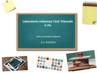 Laboratorio redazione Testi Triennale