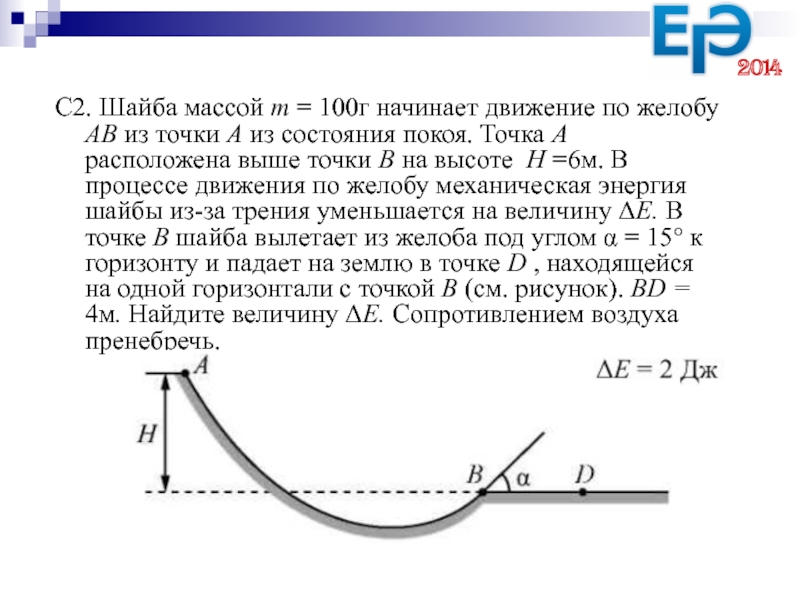 Шайба трения. Шайба массой 100 г. Масса шайбы. Движение по желобу. Шайба массой m начинает движение по желобу.