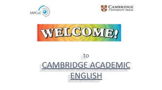 Cambridge academic english