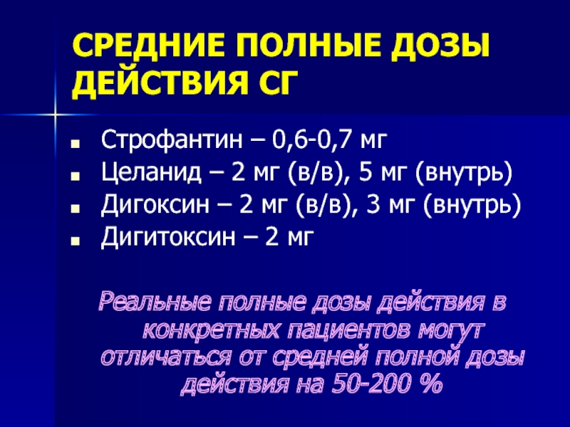 Строфантин механизм действия