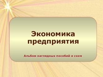 Экономика предприятия. Альбом наглядных пособий и схем