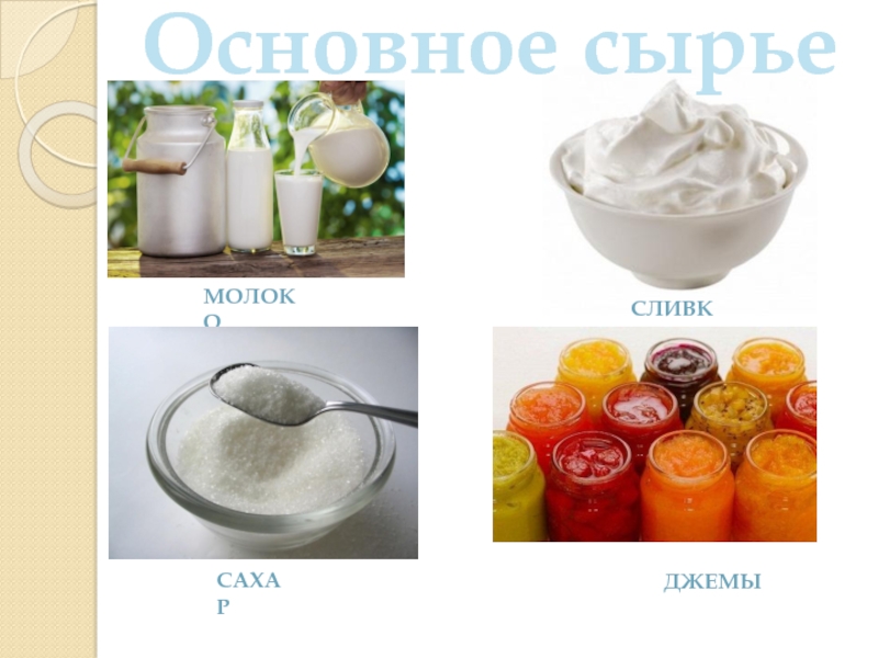 Основное сырье