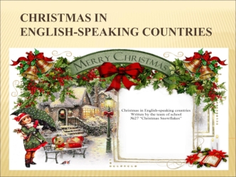 Christmas in English-speaking countries