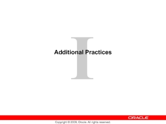 Additional Practices