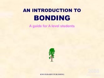 An introduction to bonding
