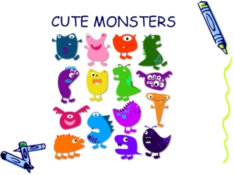Cute monsters