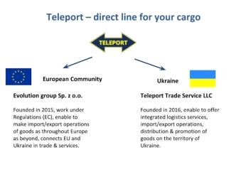 Teleport – direct line for your cargo