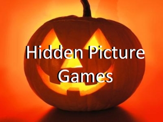 Hidden Picture Games